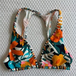 Altar'd State Orange and Green Bikini Swim